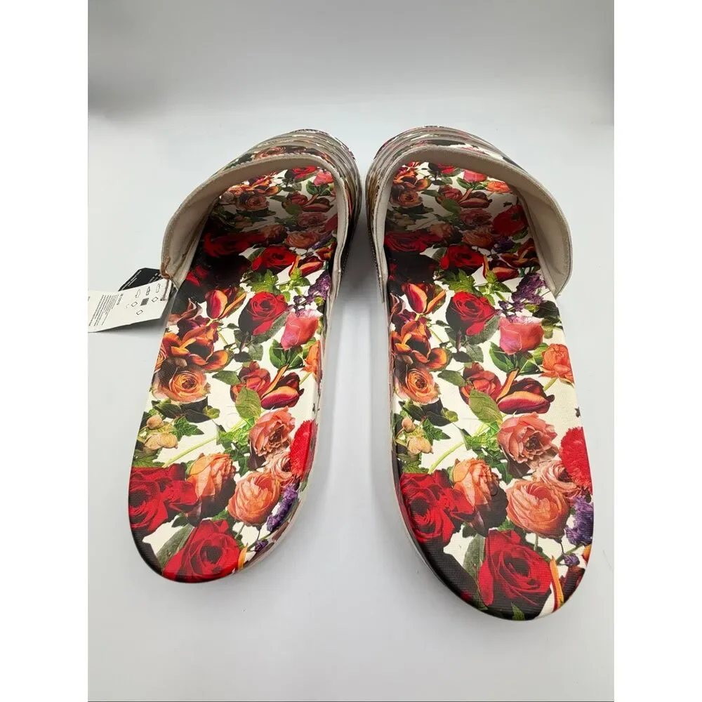 Adidas Adilette Floral Print Slides Sandals NWT Men’s Size 18 EU 54 Rare